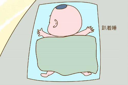 宝宝趴着睡